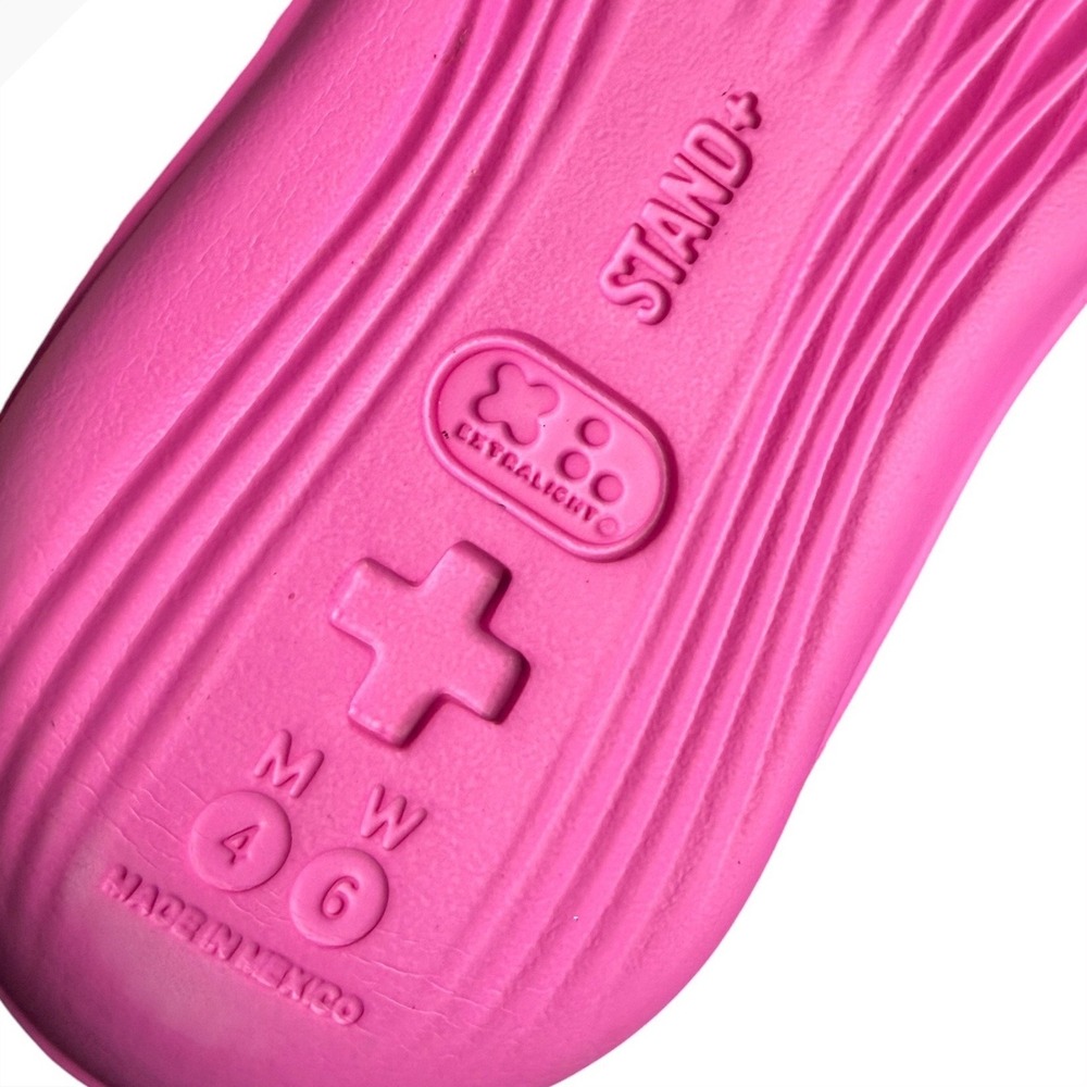 Stand+ Pink Clogs Lightweight Slip On Professional‎ Women's Size 6 Mens 4 - Picture 5 of 7